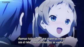 Romantic Chuunibyou Anime Couple Engage in Sweet Hentai Love Scene