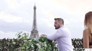 TUSHY Stunning Beauty Agatha has passionate anal affair in Paris