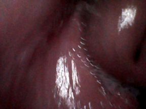 This is the inside of my pussy as I get fucked hard