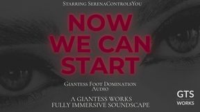 Now We Can Start - Giantess Foot Worship Scale Comparisons - Strict Domme Slow Ritual - Tiny POV by GTS Works