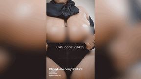 Big Black Oiled tits