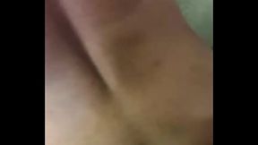 Bareback in parking garage