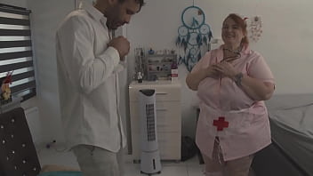 Fucking BBW busty nurse with HUGE NATURAL SAGGY TITS