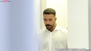 Businessmen Rimming And Fingering Hairy Ass Of Their Secretary