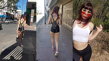Prostituta jovencit4 caminando por las calles de Cordoba Capital