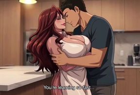 Big tits stepmom teaching her stepson the pleasures of intimate touch