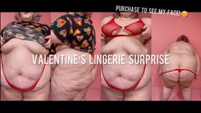 Valentines Date Lingerie Surprise