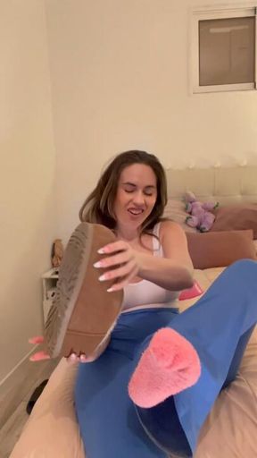 Post shopping foot massage from my bestie