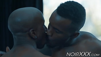 Hunky black guys Pheonix Fellington and Max Konnor ass fuck