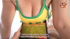 Step Sister Interrupts World Cup Plans for Intense Bedroom Fun