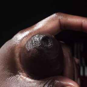 Pulsating uncircumcised Black Cock Masterbation