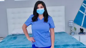 Sexy young nurse helps dying patient complete his final bucket list wish today