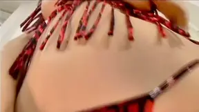 Guy gives horny brunette deep drilling on couch