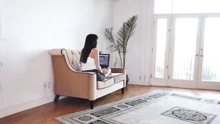 TeensFuckingDads.com - Gorgeous teen takes mommy's job and fucks stepdad