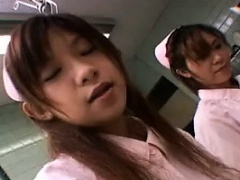 Japanese teen in uniform sucks POV cock