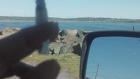 Faceless smoking by the beach. For such a windy day my ash lasted pretty long! ? Listen as watch the waves and my hand looks like a shadow...turned out cool. I need a new phone for better quality! Anyone interested in helping a smoker out?