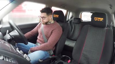 Fake Driving School 2 students have hot backseat sex