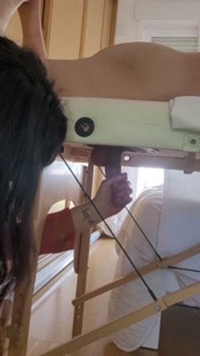 amateur milf , milking table massage