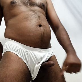 Indian Gay Daddy Cumshot &amp; Hot Underwear