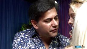 Sharing a fat shaft makes these two blonde girls happier than anything