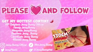 5 foot circumference: I measure my new mega tits | Jessy Bunny