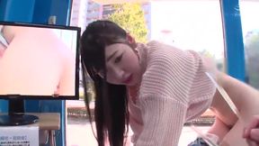 Chubby Asian Queen Hides Behind Lens Flare