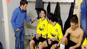 Sports Reporter Showers With Dutch Soccer Players