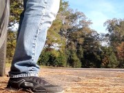 Flashing dick and cruising the park