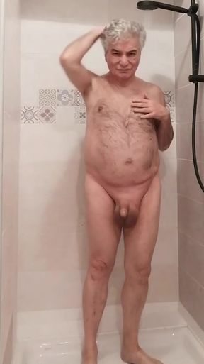 in the shower