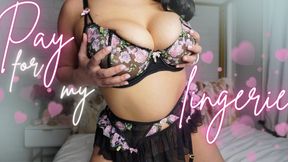 Pay For My Lingerie: Sensual Financial Domination and Body Worship