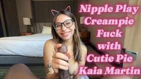 Nipple Play Creampie Fuck with Cutie Pie Kaia Martin - 1080p