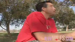 Big-titted babe cucks her lanky boyfriend