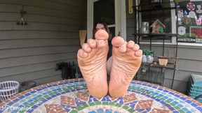 I Show off My Dirty Socks and Feet