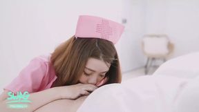 Horny&#x1F975; Nurse Takes and Swallows Every Drop