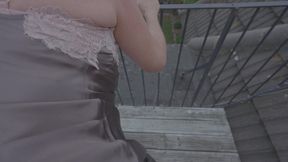 andi james snake dave rooftop dick sucking