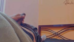 Young Malaysian Babe Gives Blowjob and Masturbates with Stepbro