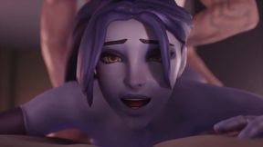 Widowmaker - Sexy MILF Prone-Boned into the Bed