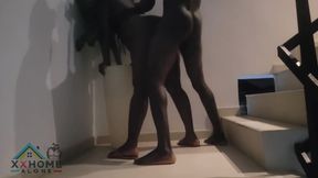 Quick Sex at the Club Entrance with the Bouncer