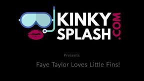 Faye Taylor Loves Little Rubber Fins