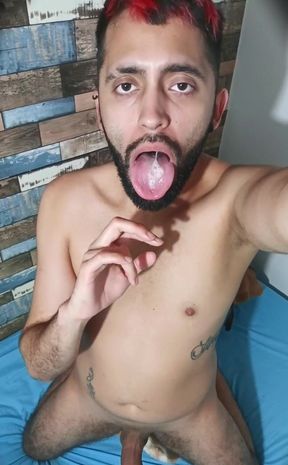 I recorded (and swallowed) my first cumshot of the year for you.