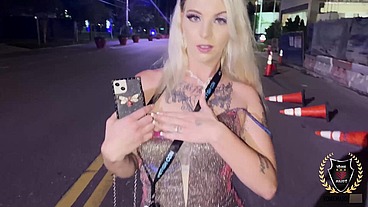 Blondie Got BBC In The Car! Rome Major Fucks Stunning Diamond Marie!