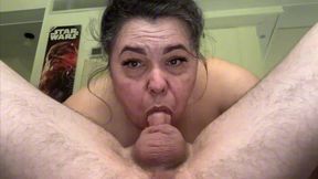 Surprise Cum In Mouth For A Gilf! Compilation