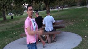 Dude creepily masturbates in the park and it is ODD