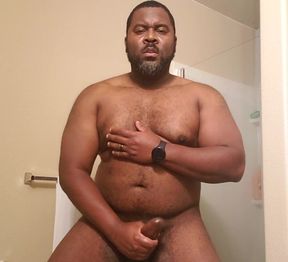 Thick bear jerk off from last night