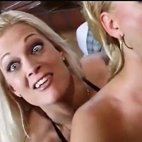 Furious and starving blonde whore gets her asshole fucked and drinking cum