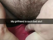 My cheating college girlfriend brought home a creampie from some stranger again [Cuckold. Snapchat]