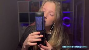 Freckled Girl ASMR Licking