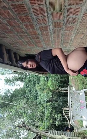 Yulieth Gomez Touches Herself in the Park and Shows Her Pussy and Takes off All Her Clothes