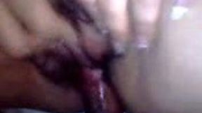 Fucking my mature brunette wife in missionary style