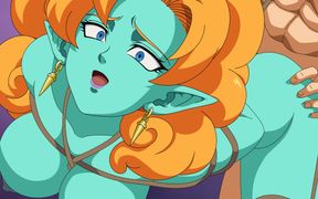 Zangya Submits to Bondage as Horny Goku Gives Her a Creampie
